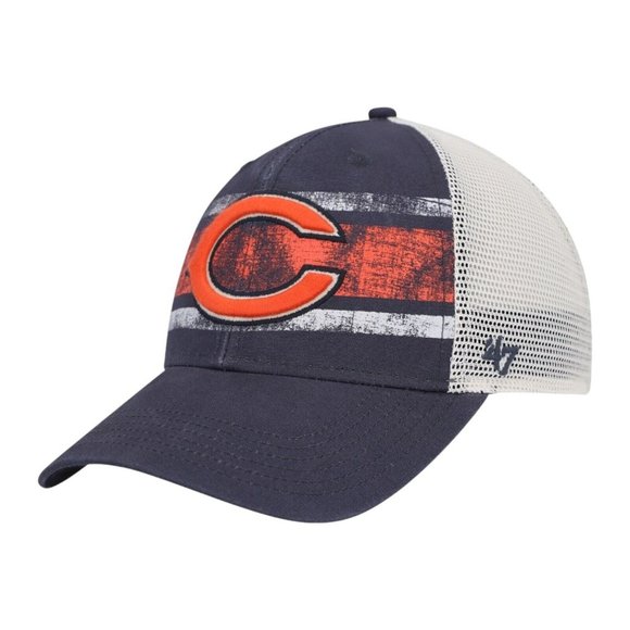 '47 Brand Chicago Bears Adjustable Interlude Hat Cap NFL Blue MVP - Picture 3 of 4